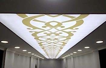 Desenli Gergi tavan görseli